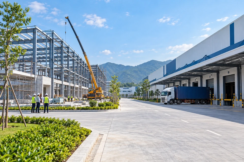 Ảnh minh họa cảng và dịch vụ logistics